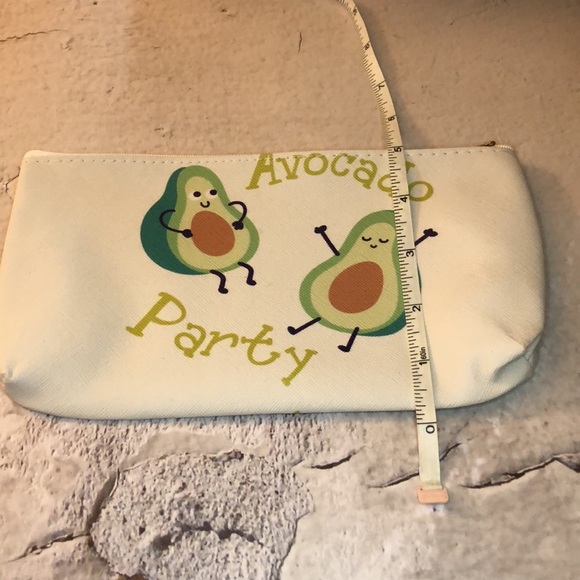 Avocado Party Make Up Bag, NWOT - Picture 5 of 5